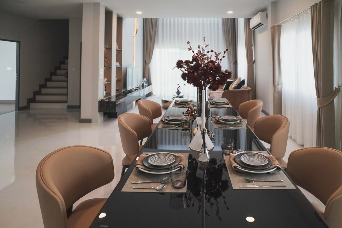 For RentHouseBangna, Bearing, Lasalle : K-6289 Urgent Rent! The City Bangna, a new project, newly decorated, ready to be near Bangna.