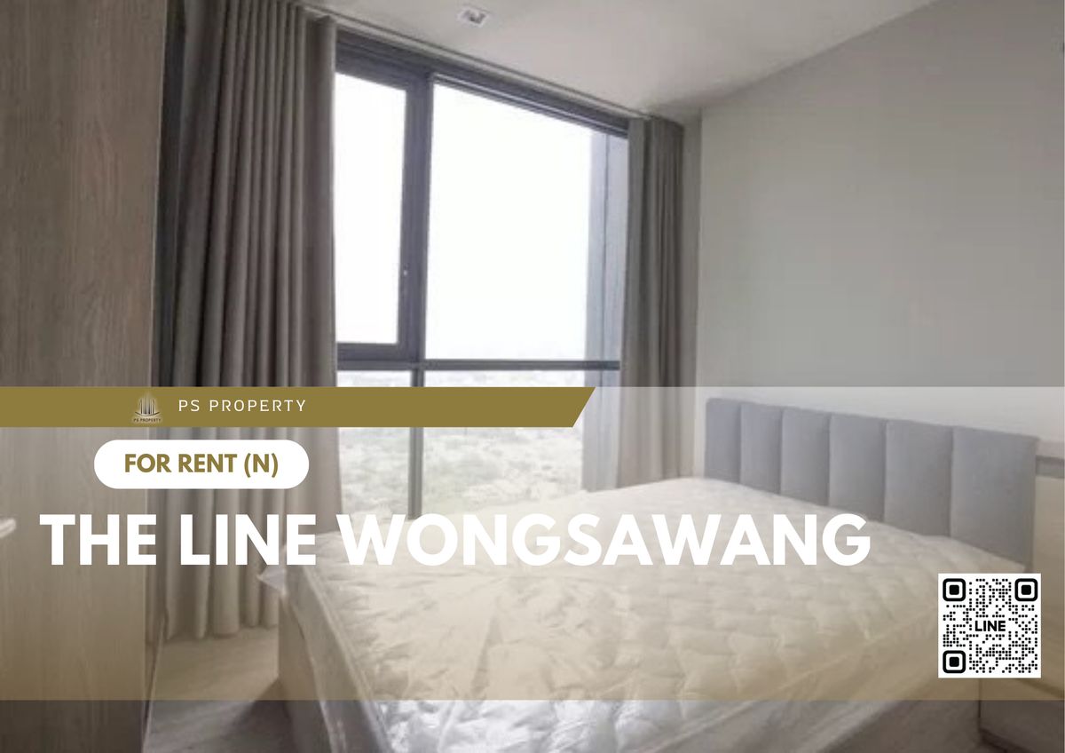 For RentCondoBang Sue, Wong Sawang, Tao Pun : For rent 🔥 The Line Wongsawang 🔥 Furniture and electrical appliances near the bright MRT