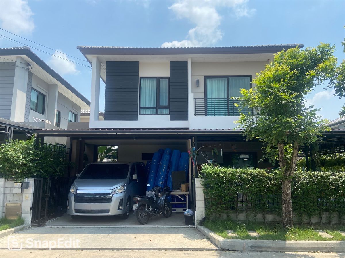 ขายบ้านพระราม 5 ราชพฤกษ์ บางกรวย : Vายบ้านเดี่ยว 2ชั้น ขนาด 55.3 ตร.วหมู่บ้าน เซนโทร ราชพฤกษ์-สวนผัก entro Ratchapruek-Suanpak 