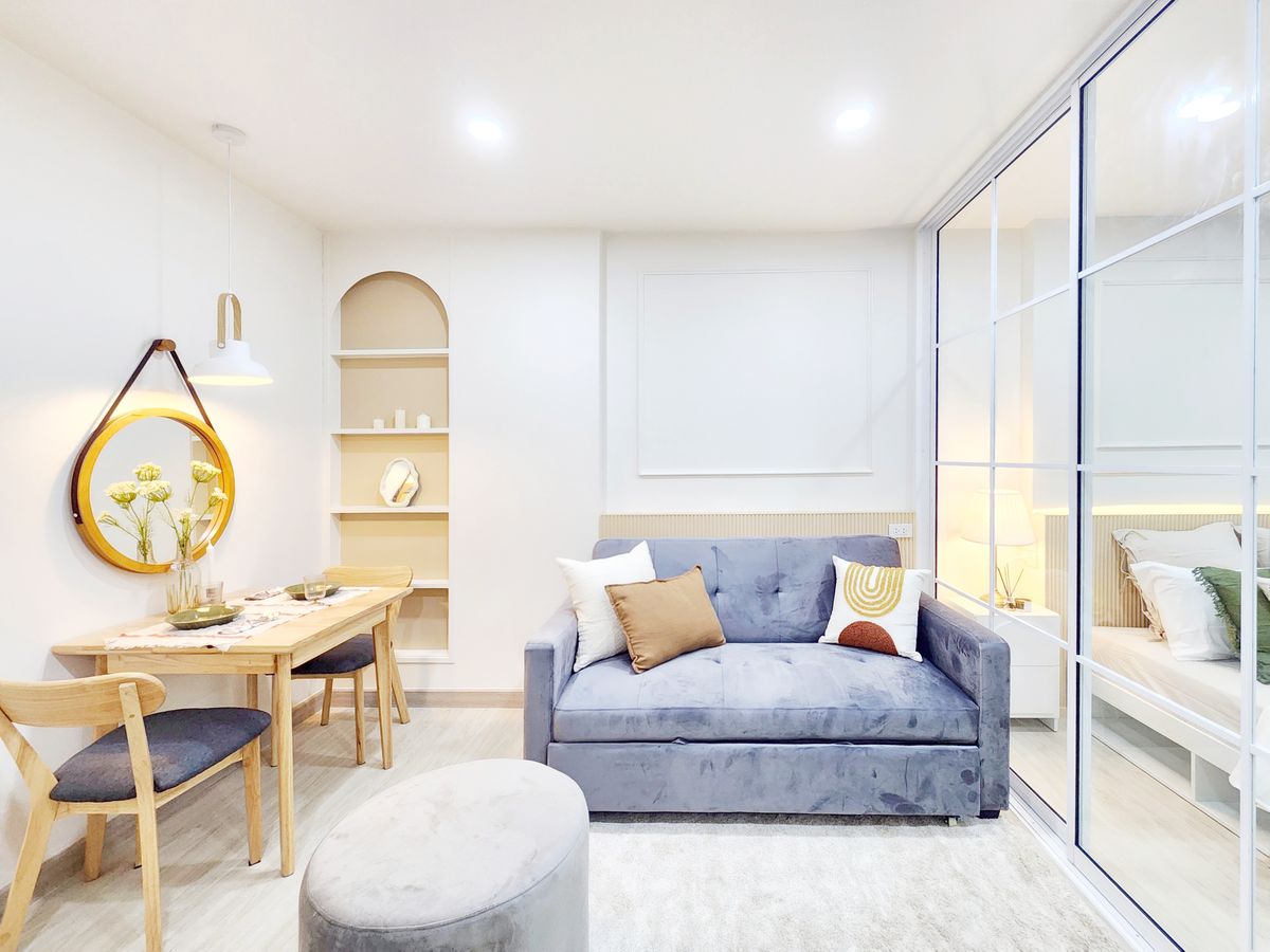 ขายคอนโดลาดกระบัง สุวรรณภูมิ : K-6293 ขายด่วน ! D condo อ่อนนุช สุวรรณภูมิ ห้องสวย พร้อมอยู่