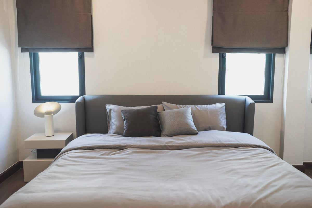 For RentHouseBangna, Bearing, Lasalle : K-6289 Urgent Rent! The City Bangna, a new project, newly decorated, ready to be near Bangna.