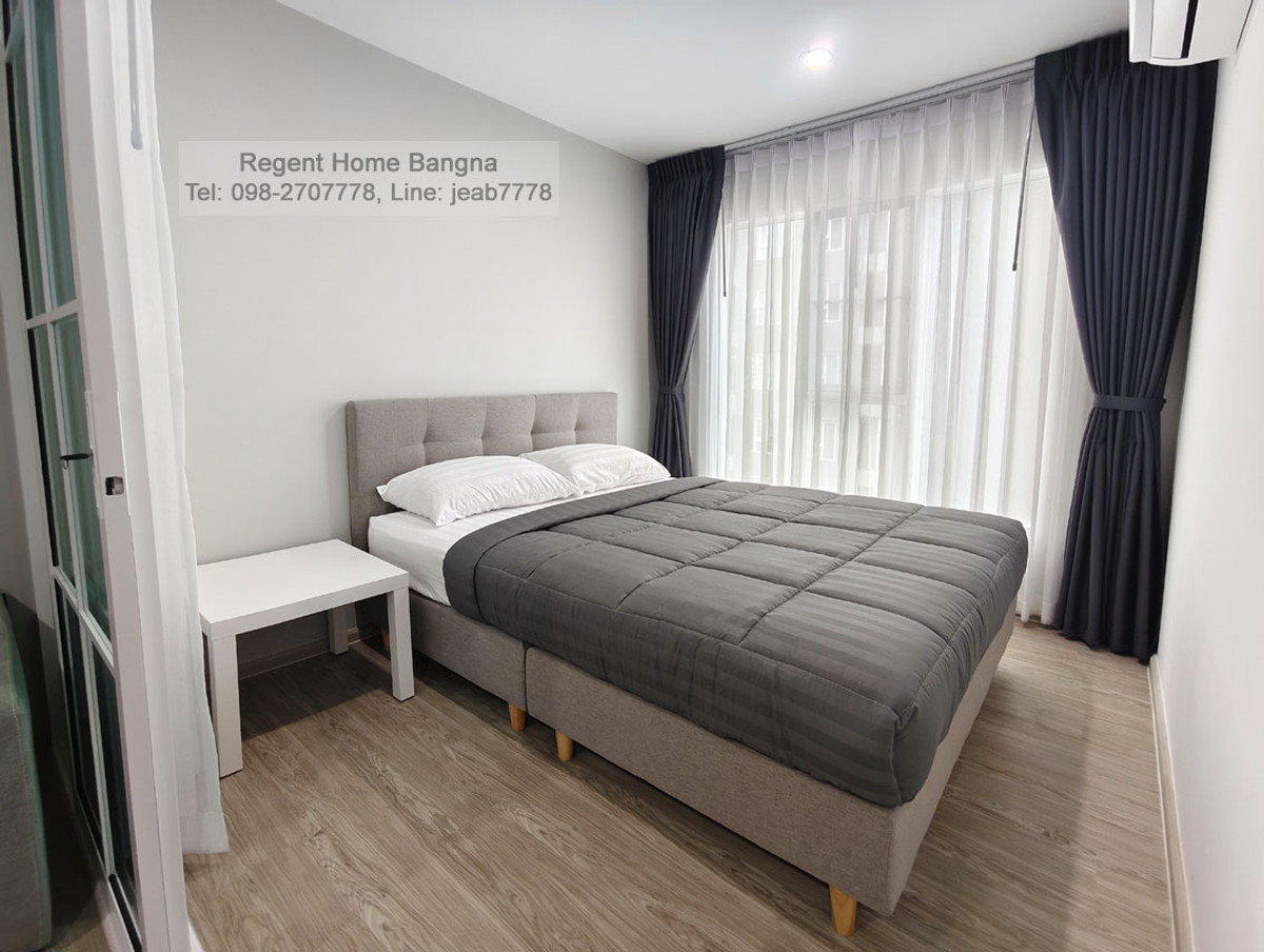 For RentCondoBangna, Bearing, Lasalle : Urgent❗ Condo for rent Regent Home Bangna (Regent Home Bangna) BTS Bangna 28 sq m., fully furnished, ready to move in.