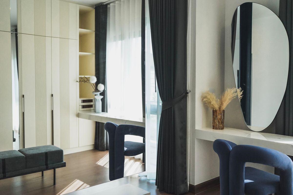 For RentHouseBangna, Bearing, Lasalle : K-6288 Urgent rent! The City Bangna, a new project, newly decorated, ready to be near Bangna.