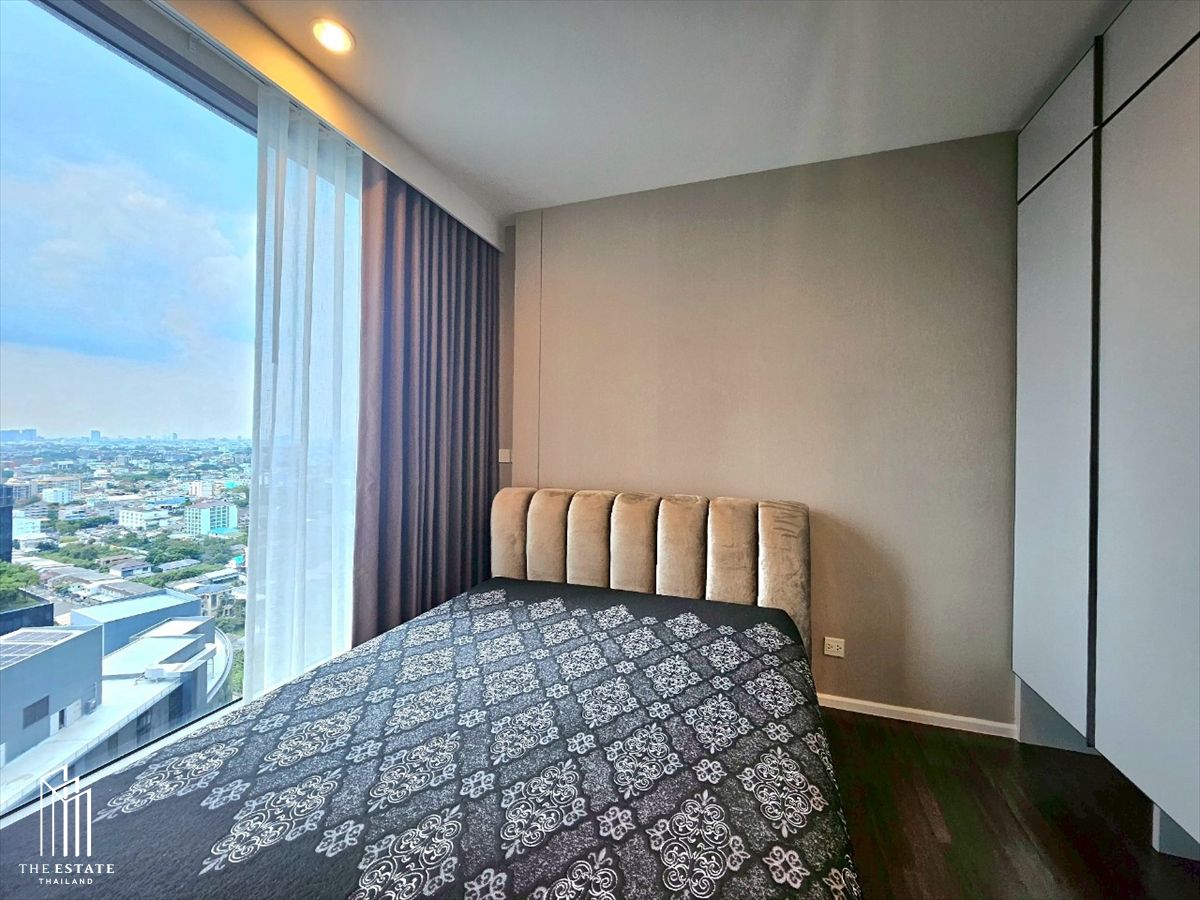 CondoOnnut, Udomsuk : For SALE/RENT WHIZDOM INSPIRE SUKHUMVIT LAYOUT. The room is wide, the city views and the Chao Phraya River bend in Bang Krachao side @7.31MB.