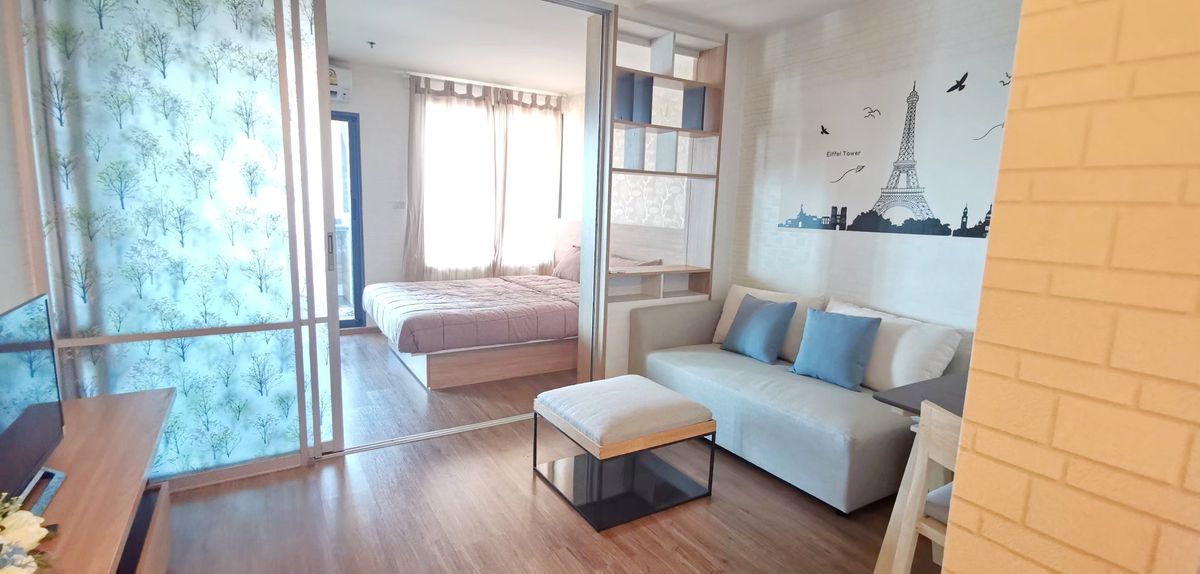 For RentCondoRama3 (Riverside),Satupadit : Condo for rent UD Light Residence Riverfront Rama 3 35 sq.m., near BRT, Pariwat Temple