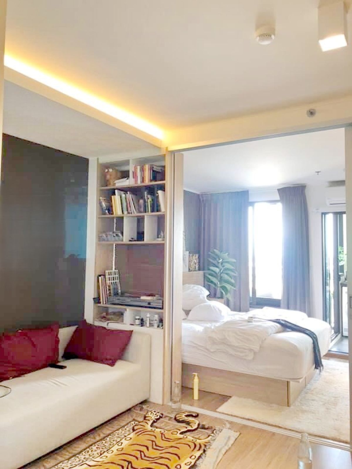 For RentCondoRama3 (Riverside),Satupadit : Condo for Rental, Delight Residence Riverfront, Rama 3 34 sq.m., near BRT, Pariwat Temple