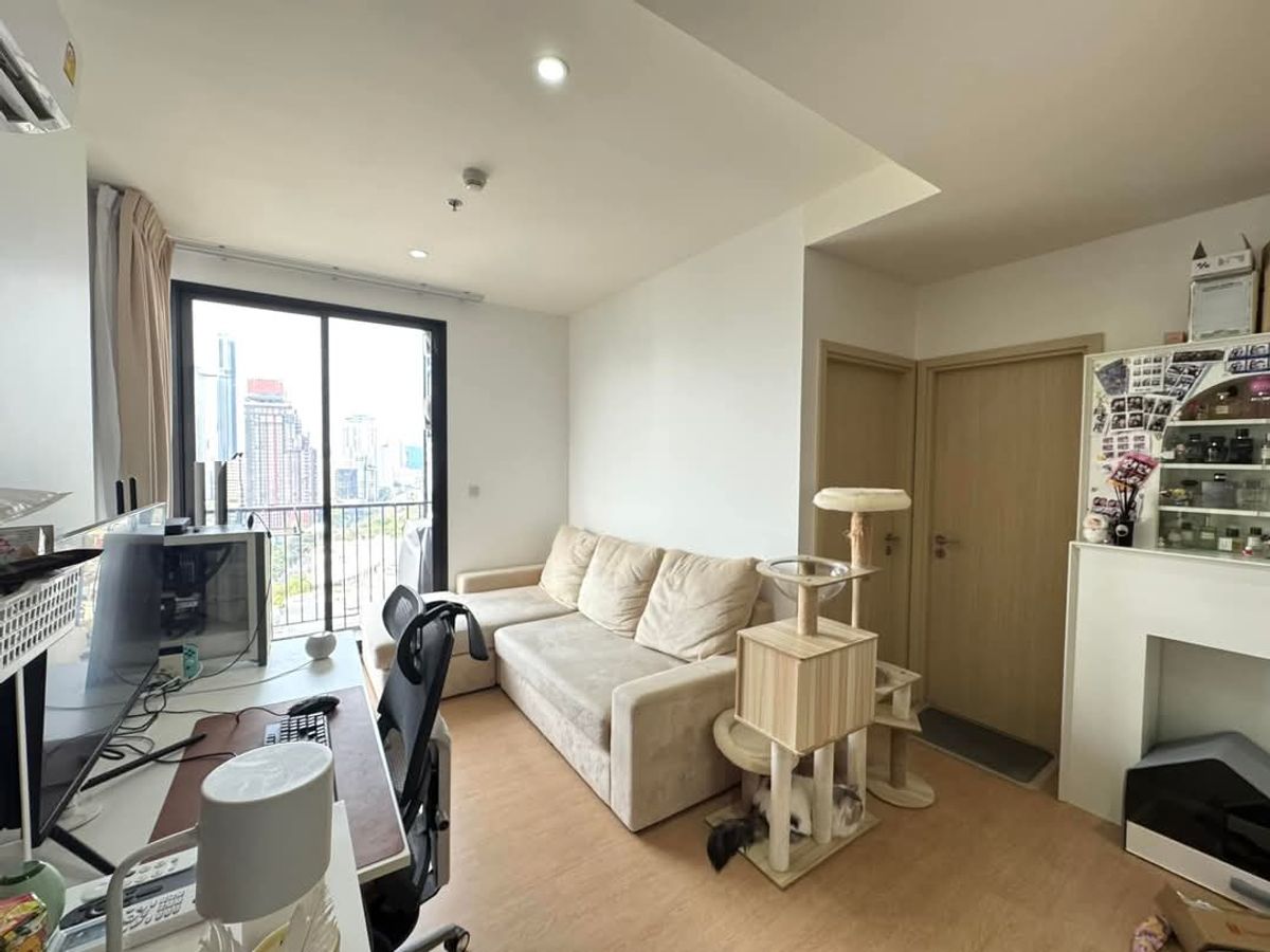 ขายคอนโดสุขุมวิท อโศก ทองหล่อ : Maru Ekamai 2 ชั้นสูง วิวสวย 180° Pet Friendly | ห้องไม่เคยปล่อยเช่า เจ้าของอยู่เอง ราคาดีสุดในโครงการ! 