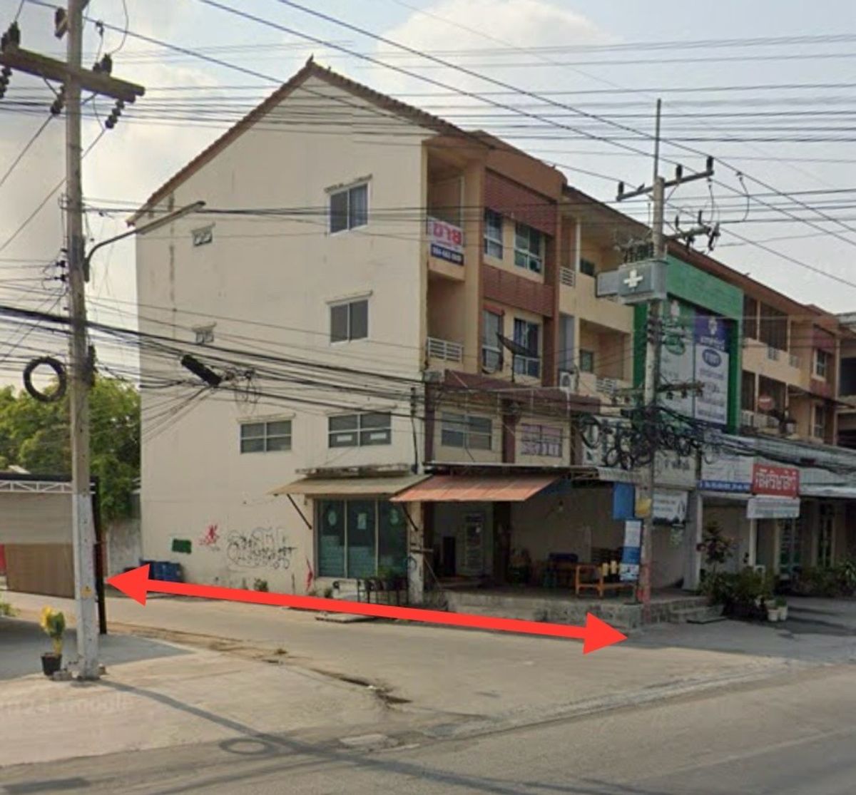 ขายอาคารพาณิชย์ปทุมธานี รังสิต ธรรมศาสตร์ : ขายอาคารพานิชย์ 4 ชั้น