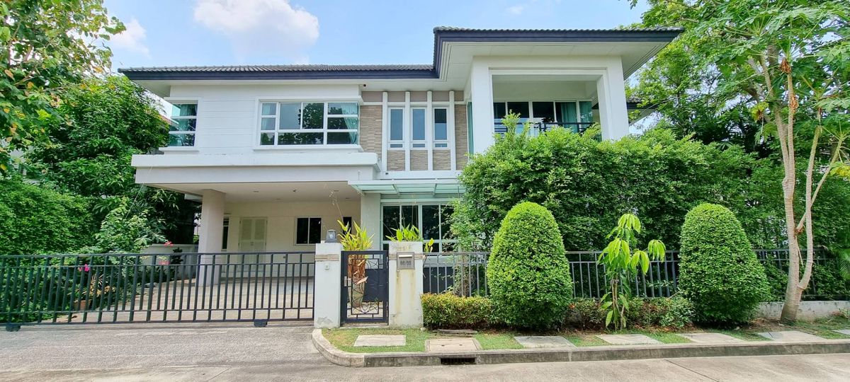 For SaleHouseNawamin, Ramindra : 🏠#Cheapest House for sale, Boulevard Ram Inthra 3 (after the corner) area 73.5 sq.w. Ready to stay at the beautiful house, correct, feng shui in all respects Near fashion island Ram Inthra 🌿🌾🔥🔥