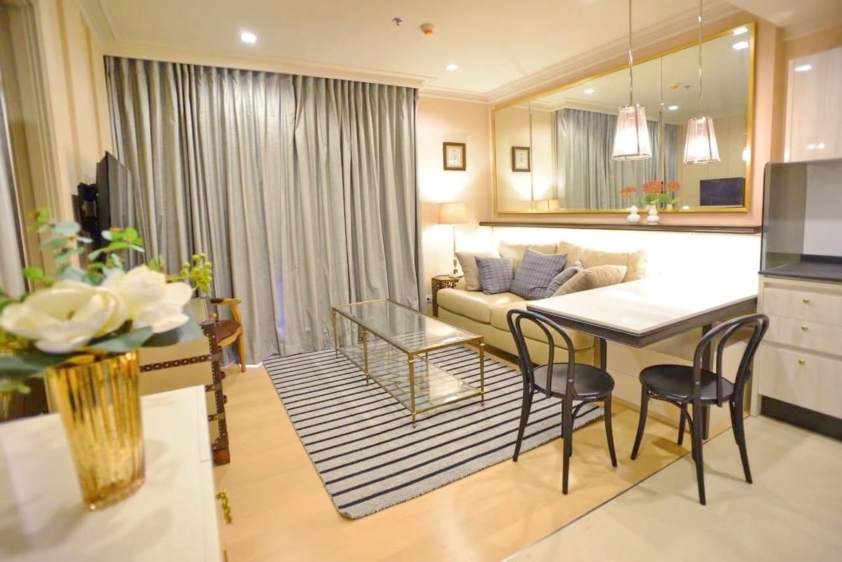 For RentCondoSukhumvit, Asoke, Thonglor : Condo for rent, HQ, Thonglor 44 sq.m., near BTS Thonglor