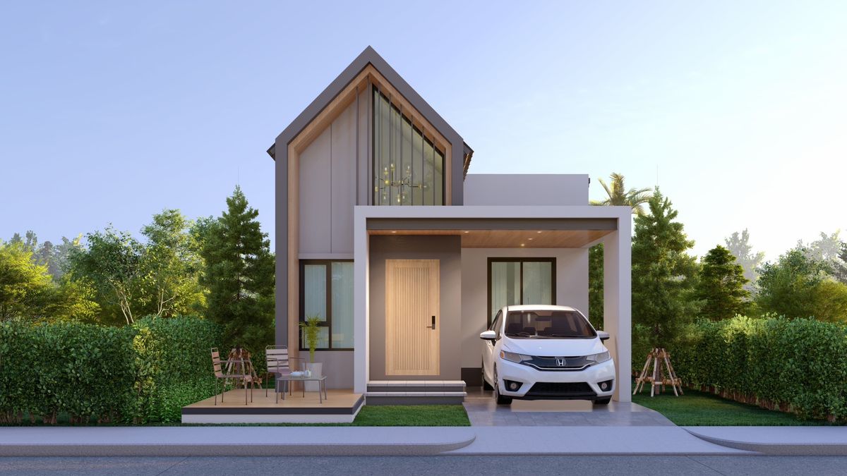 For SaleHouseRatchaburi : Cher Village is ready to move in.