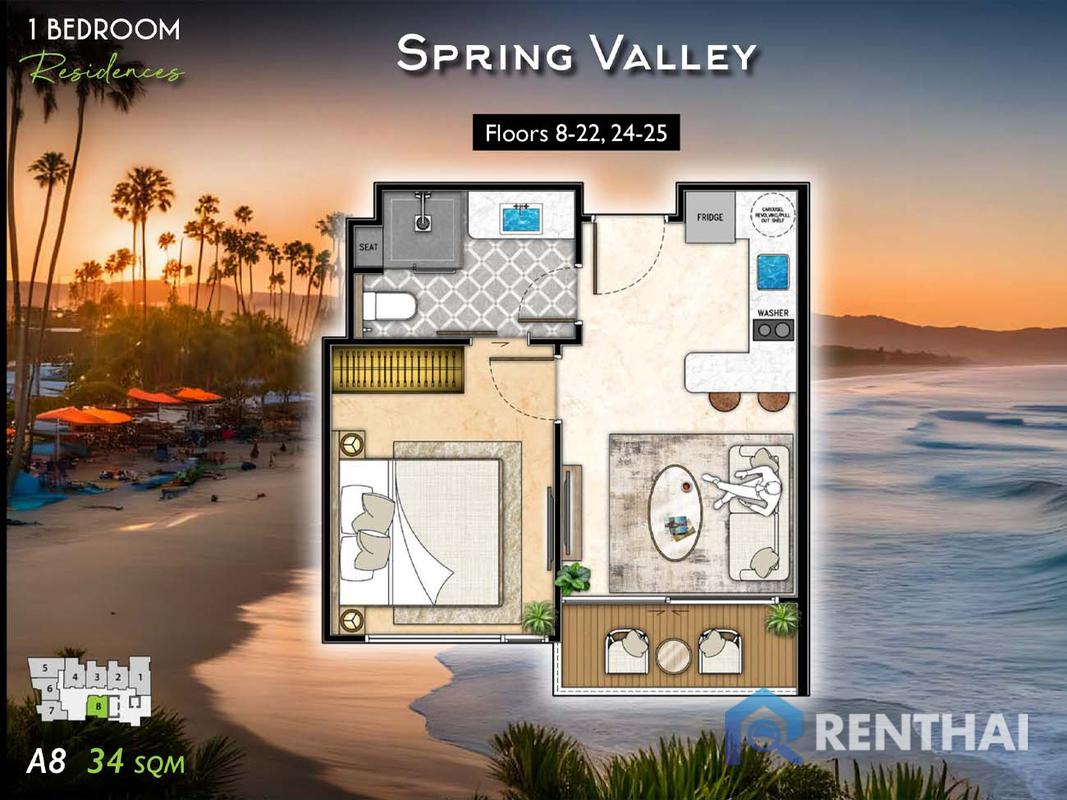 ขายคอนโดพัทยา บางแสน ชลบุรี สัตหีบ : เปิดตัวโครงการใหม่สุดหรูหรา The Riviera California ทำเลพัทยาใต้ ใจกลางเมืองพัทยา