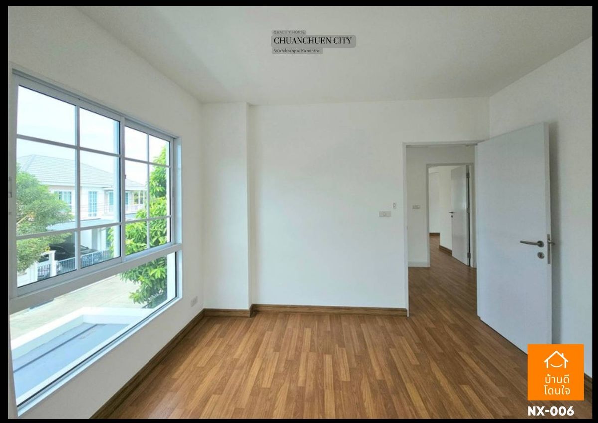 For SaleHouseNawamin, Ramindra : Chuan Chuen City Watcharapol Village, Ram Intra (50 sq wah), 4 bedrooms, 3 bathrooms, near Plenary Mall