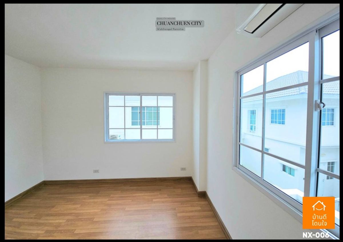 For SaleHouseNawamin, Ramindra : Chuan Chuen City Watcharapol Village, Ram Intra (50 sq wah), 4 bedrooms, 3 bathrooms, near Plenary Mall