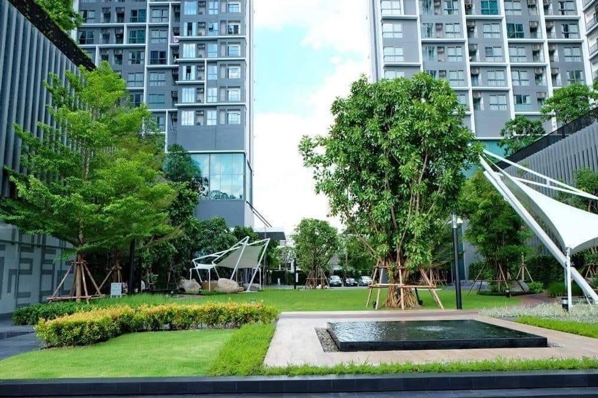 For SaleCondoOnnut, Udomsuk : 🔥 Urgent, the owner sells half a million 📍 Iodio Sukhumvit 81 Building B Duplex 2 Floor 1 Bedroom 1 Bathroom 24 can access both Floor 24-25, Park 2 vehicles 👉 Rent 19,000-23,000/👉 Sell 5.49 million, including transfer