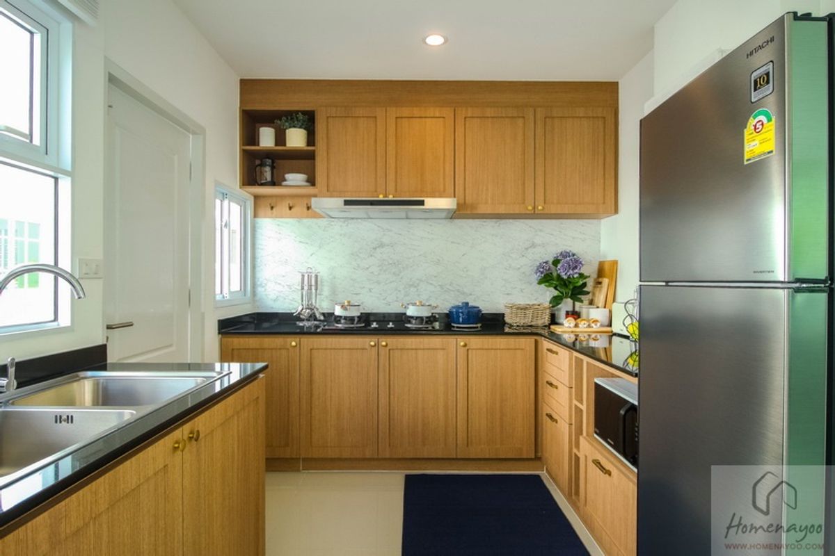 For SaleHouseNawamin, Ramindra : Chuan Chuen City Watcharapol Village, Ram Intra (50 sq wah), 4 bedrooms, 3 bathrooms, near Plenary Mall