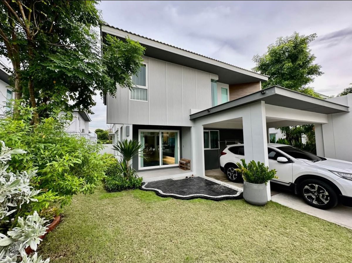 💥 Rent 55,000 / month, Chaiyapruek Village, Ram Inthra-Chatuchoti Expressway. 3 -year -old house next to Chatuchot expressway Loading...
