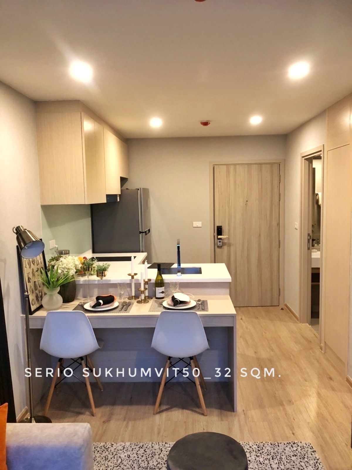 คอนโดอ่อนนุช อุดมสุข : ปล่อยเช่า ห้องคอนโดชั้นบนสุด Serio สุขุมวิท50 ใกล้ทางด่วน โลตัสอ่อนนุช BTS อ่อนนุช เดินทางสะดวกมาก