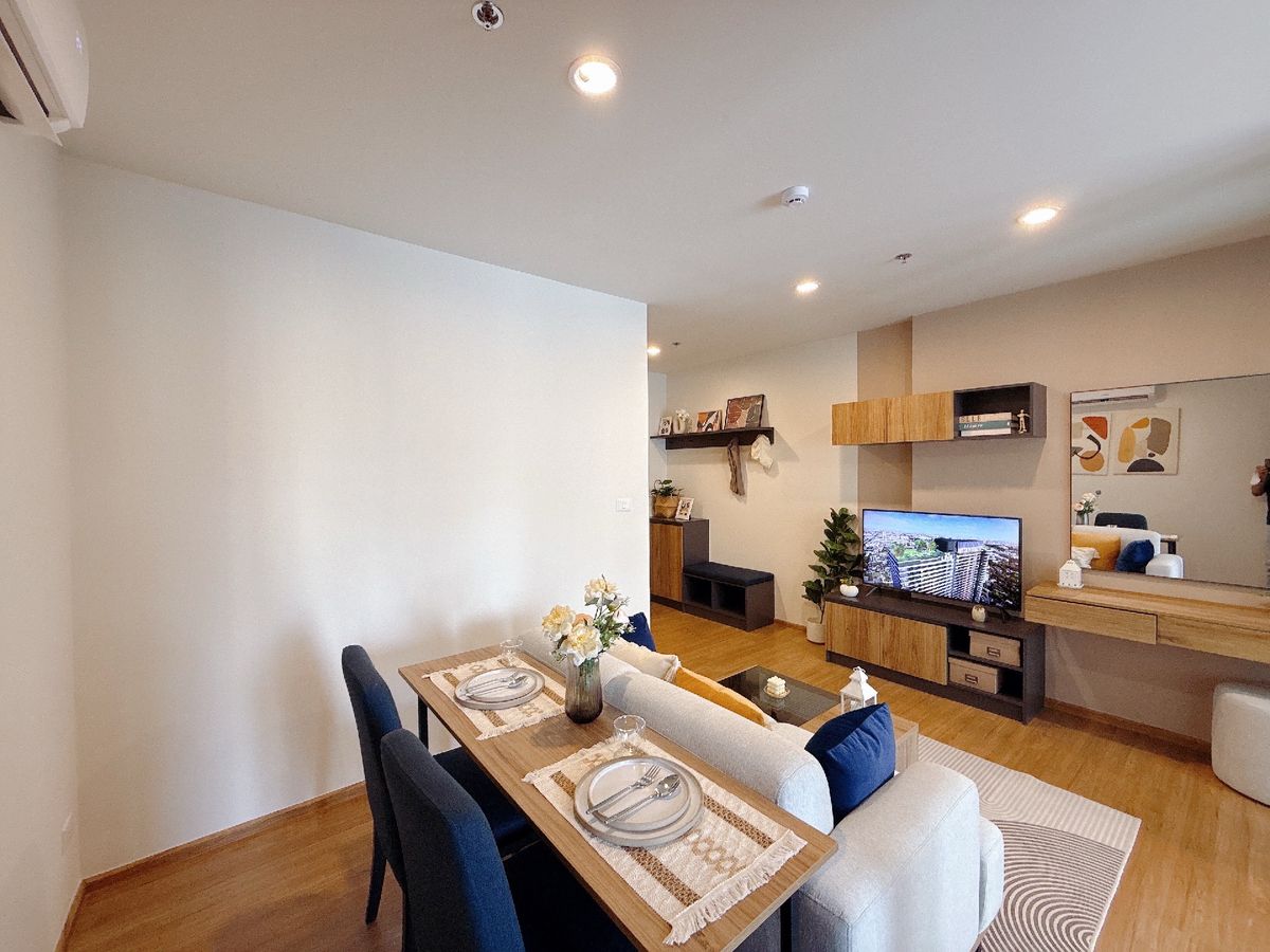 For SaleCondoLadprao, Central Ladprao : 𝐓𝐇𝐄 𝐋𝐈𝐍𝐄 𝐕𝐈𝐁𝐄 Easy installments 11,000/month, free down payment, no need to pay a single baht, ready to move in, money left, free 15 free gifts