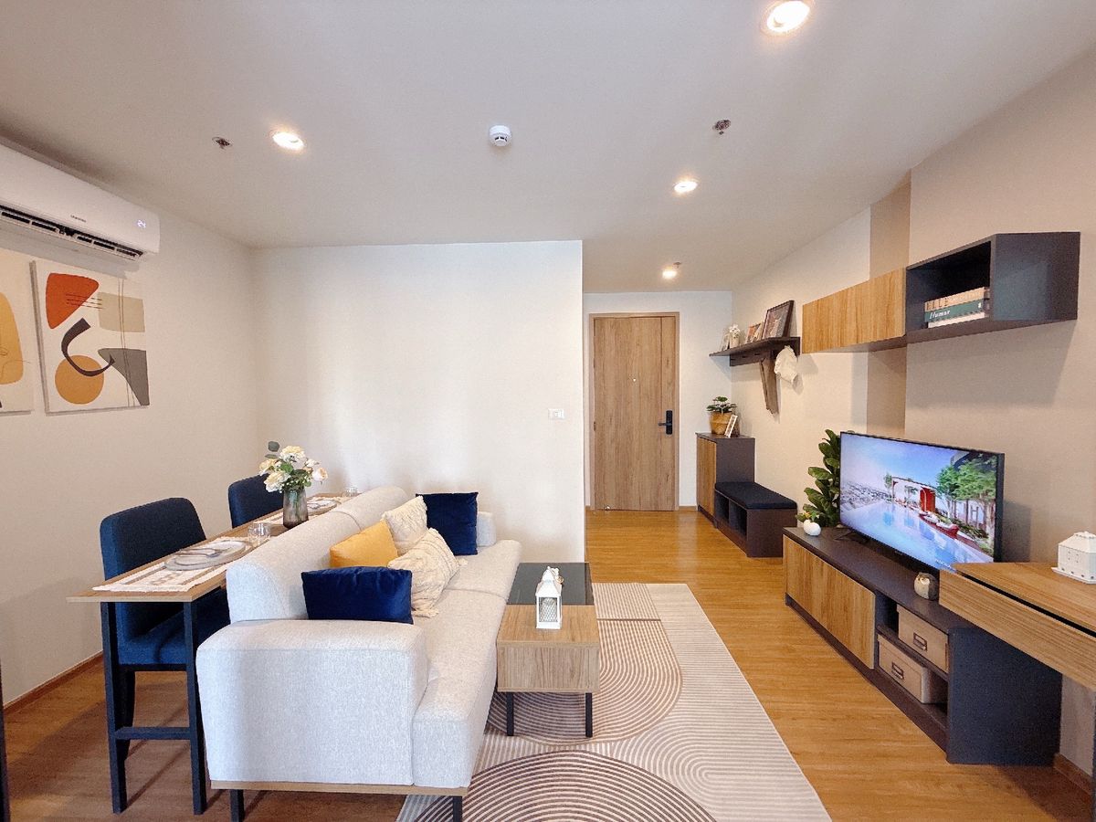 For SaleCondoLadprao, Central Ladprao : 𝐓𝐇𝐄 𝐋𝐈𝐍𝐄 𝐕𝐈𝐁𝐄 Easy installments 11,000/month, free down payment, no need to pay a single baht, ready to move in, money left, free 15 free gifts