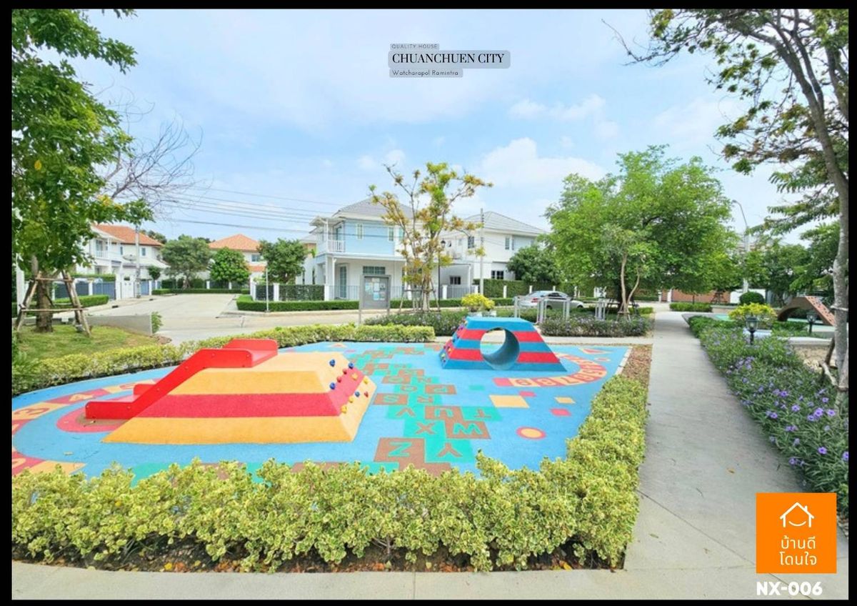 For SaleHouseNawamin, Ramindra : Chuan Chuen City Watcharapol Village, Ram Intra (50 sq wah), 4 bedrooms, 3 bathrooms, near Plenary Mall