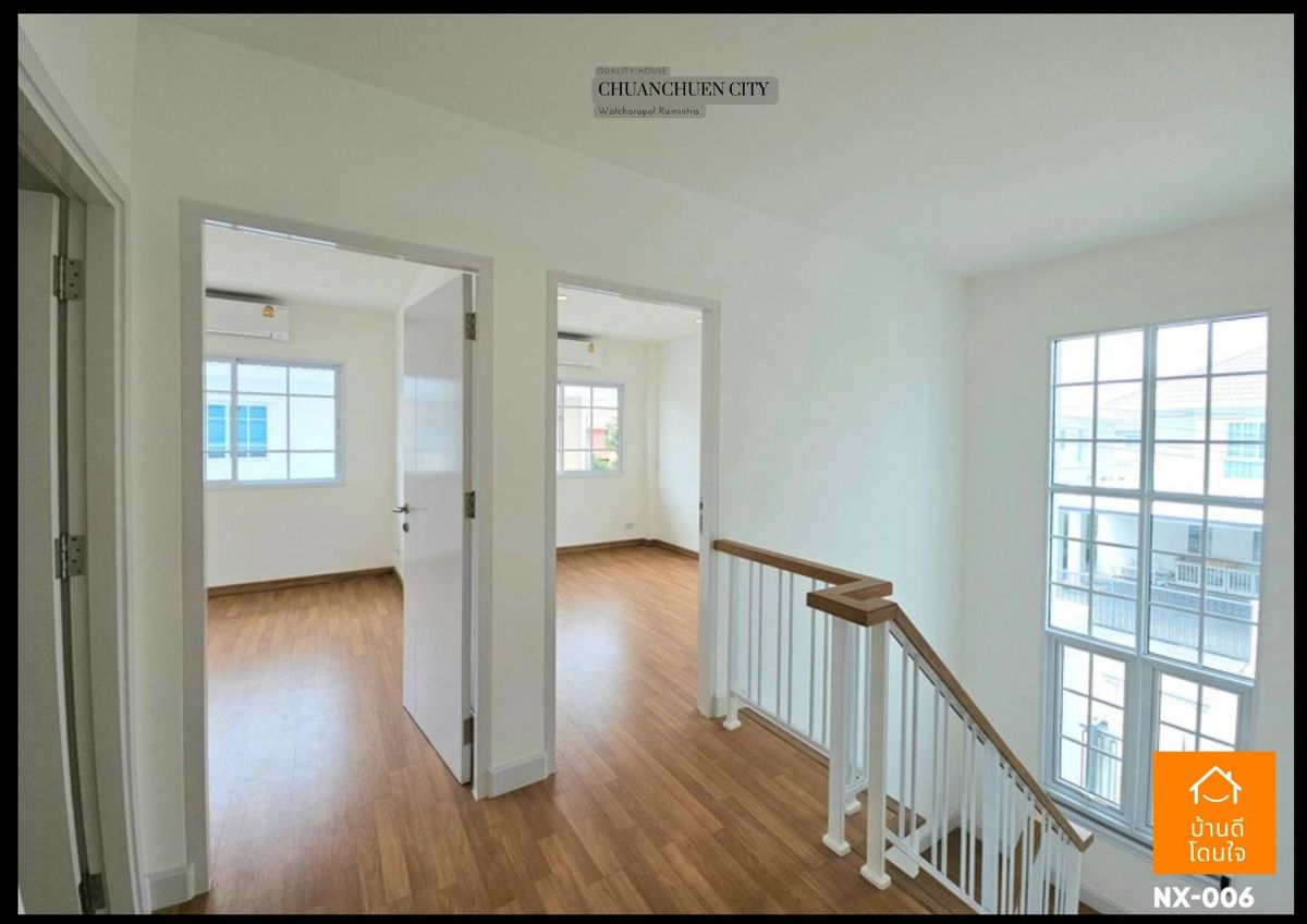 For SaleHouseNawamin, Ramindra : Chuan Chuen City Watcharapol Village, Ram Intra (50 sq wah), 4 bedrooms, 3 bathrooms, near Plenary Mall