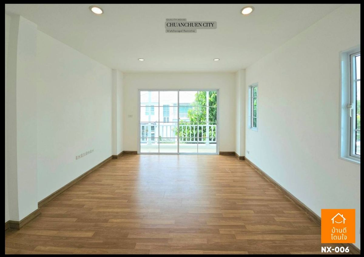 For SaleHouseNawamin, Ramindra : Chuan Chuen City Watcharapol Village, Ram Intra (50 sq wah), 4 bedrooms, 3 bathrooms, near Plenary Mall