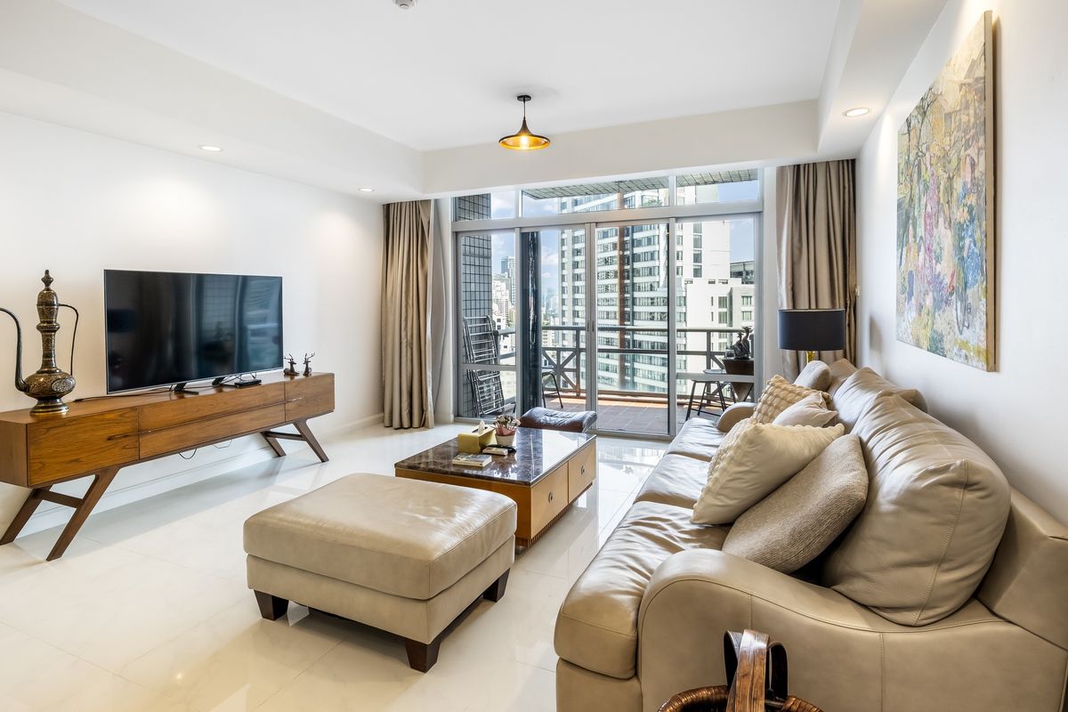 ให้เช่าคอนโดวิทยุ ชิดลม หลังสวน : คอนโด All Seasons Mansion ห้องสวย เฟอร์นิเจอร์ครบ พร้อมเช่าอยู่