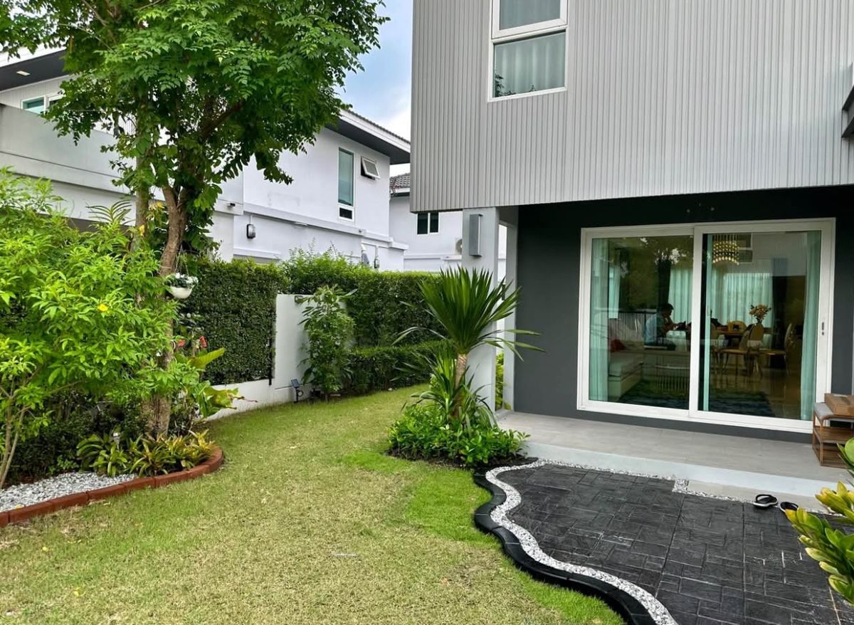 💥 Rent 55,000 / month, Chaiyapruek Village, Ram Inthra-Chatuchoti Expressway. 3 -year -old house next to Chatuchot expressway Loading...