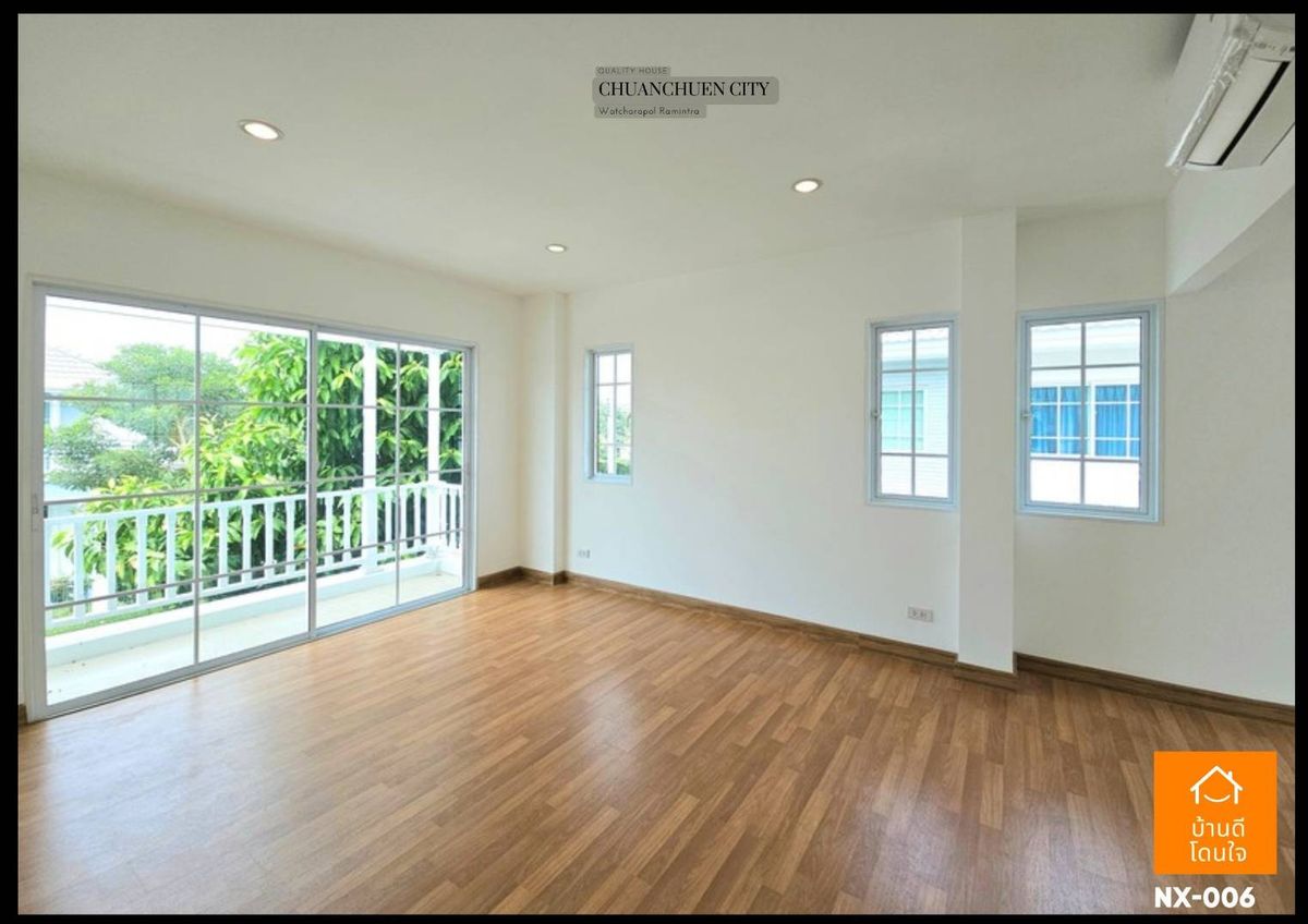 For SaleHouseNawamin, Ramindra : Chuan Chuen City Watcharapol Village, Ram Intra (50 sq wah), 4 bedrooms, 3 bathrooms, near Plenary Mall