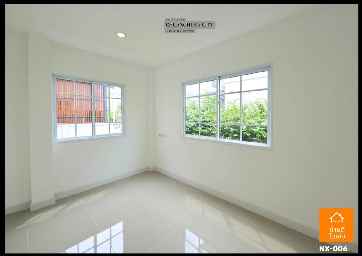 For SaleHouseNawamin, Ramindra : Chuan Chuen City Watcharapol Village, Ram Intra (50 sq wah), 4 bedrooms, 3 bathrooms, near Plenary Mall