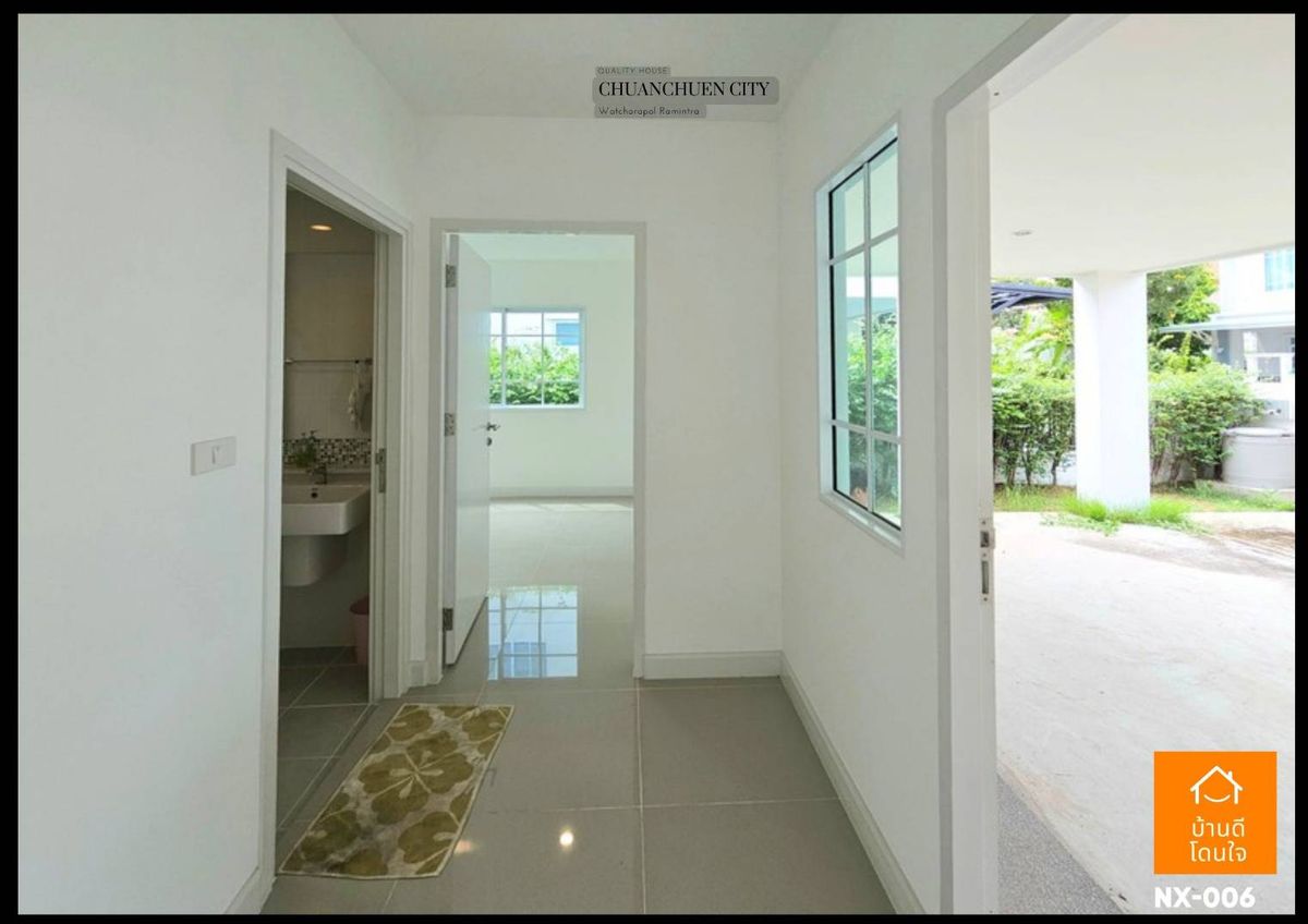 For SaleHouseNawamin, Ramindra : Chuan Chuen City Watcharapol Village, Ram Intra (50 sq wah), 4 bedrooms, 3 bathrooms, near Plenary Mall