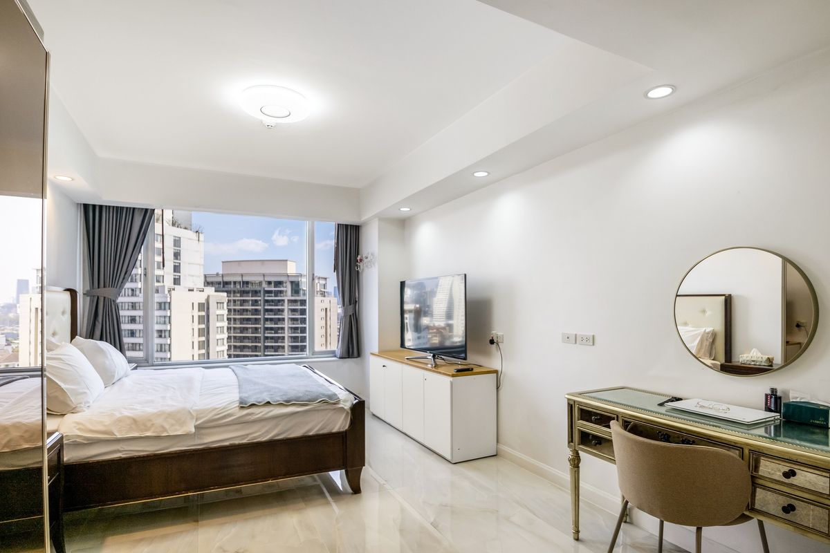 ให้เช่าคอนโดวิทยุ ชิดลม หลังสวน : คอนโด All Seasons Mansion ห้องสวย เฟอร์นิเจอร์ครบ พร้อมเช่าอยู่