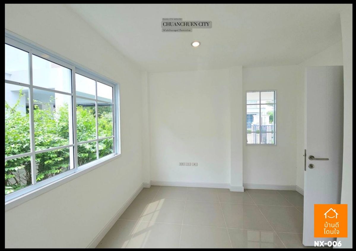 For SaleHouseNawamin, Ramindra : Chuan Chuen City Watcharapol Village, Ram Intra (50 sq wah), 4 bedrooms, 3 bathrooms, near Plenary Mall