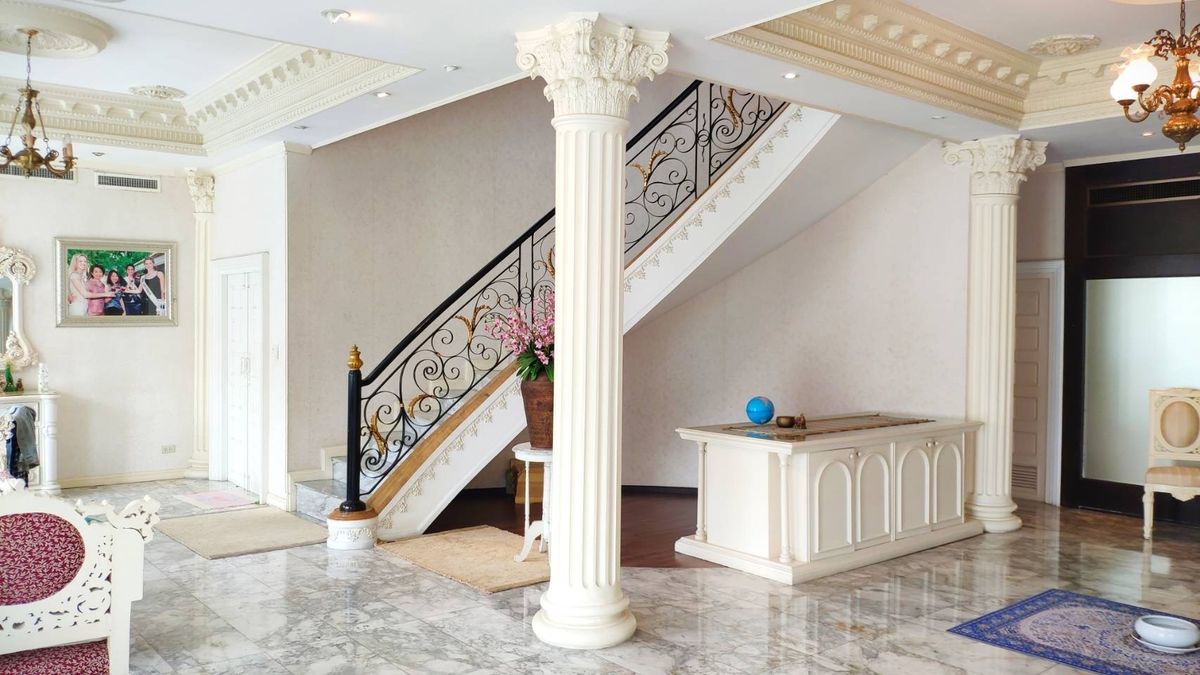 บ้านพัฒนาการ ศรีนครินทร์ : ขาย/ให้เช่า บ้านหรูสไตล์ยุโรป พัฒนาการ 61 พร้อมสระส่วนตัว ที่ดินใหญ่ 