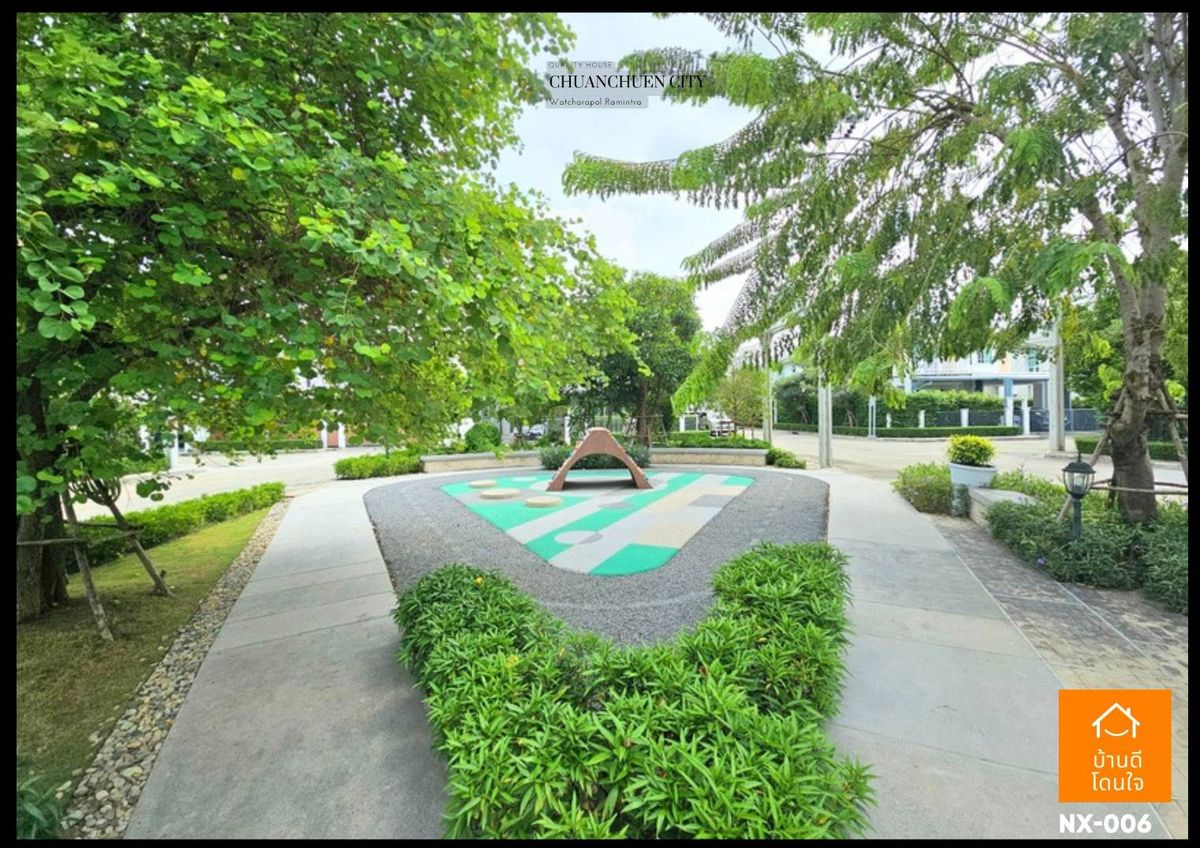 For SaleHouseNawamin, Ramindra : Chuan Chuen City Watcharapol Village, Ram Intra (50 sq wah), 4 bedrooms, 3 bathrooms, near Plenary Mall