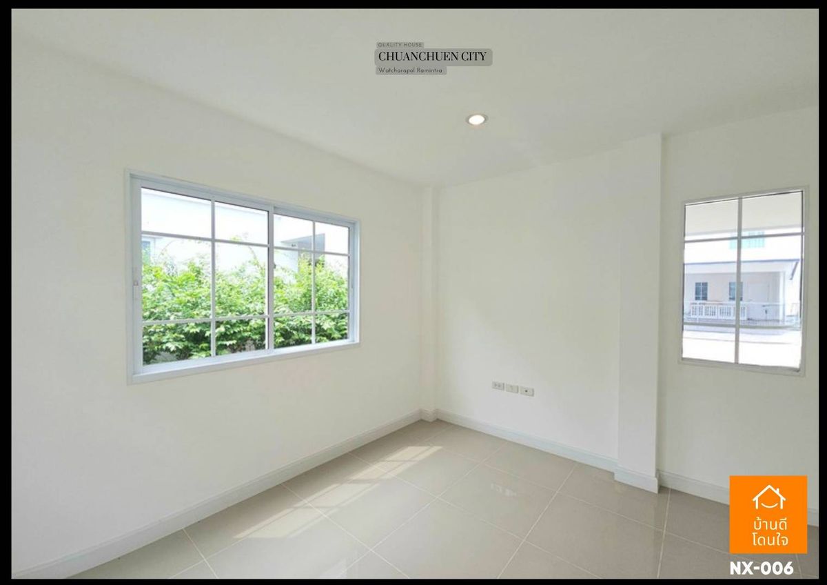 For SaleHouseNawamin, Ramindra : Chuan Chuen City Watcharapol Village, Ram Intra (50 sq wah), 4 bedrooms, 3 bathrooms, near Plenary Mall