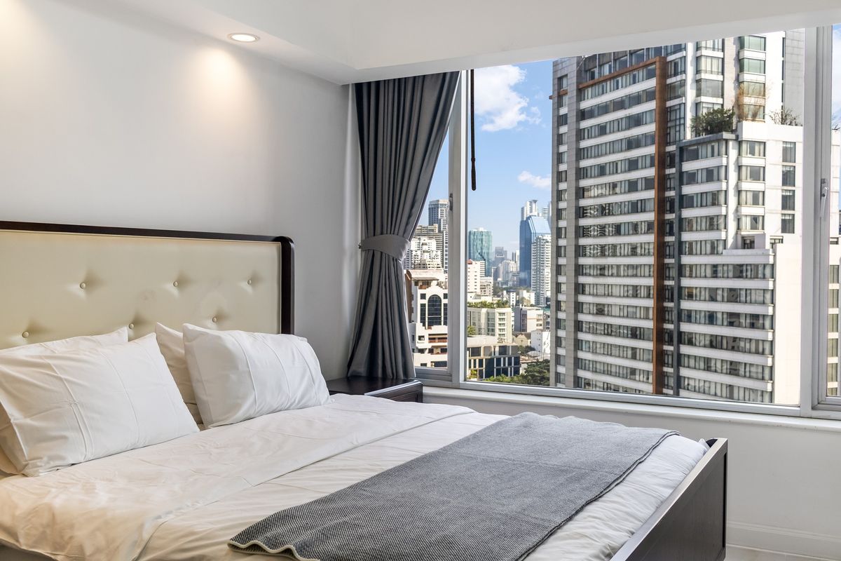 ให้เช่าคอนโดวิทยุ ชิดลม หลังสวน : คอนโด All Seasons Mansion ห้องสวย เฟอร์นิเจอร์ครบ พร้อมเช่าอยู่