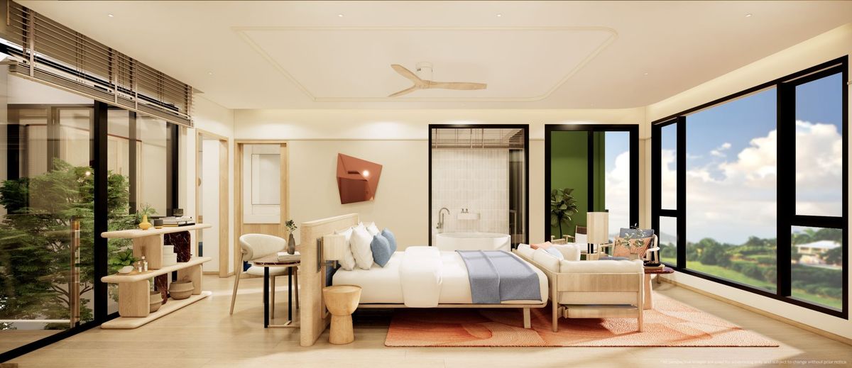 ขายคอนโดหัวหิน ประจวบคีรีขันธ์ : ซาซ่าส์ หัวหิน คอนโดดูเพล็กซ์ 3 ห้องนอน ใกล้หาดเขาตะเกียบ วิวสนามกอล์ฟ