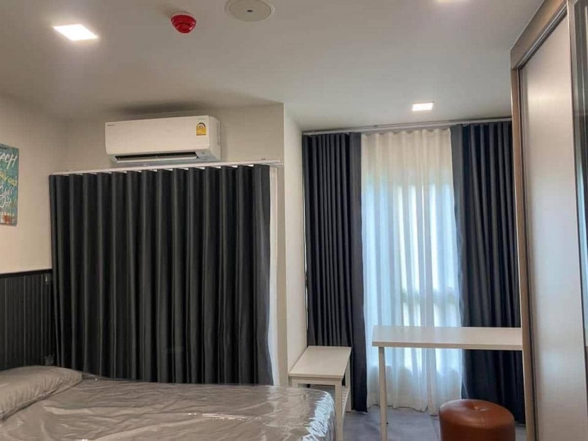 For SaleCondoPathum Thani,Rangsit, Thammasat : Urgent sale ✨ KAVE TOWN ISLAND ✨ The center view of the pool is decorated near Thammasat University, Rangsit (PS60960).