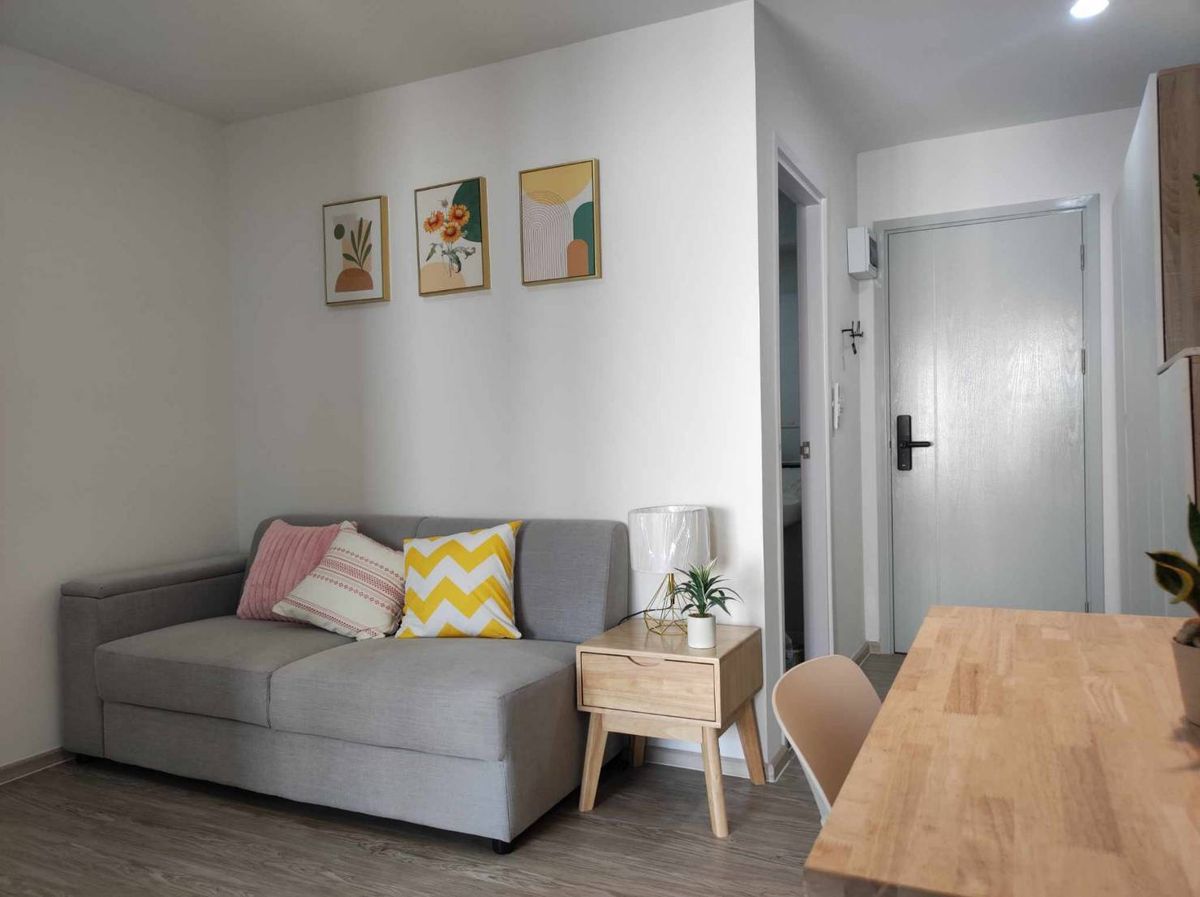 For RentCondoLadkrabang, Suwannaphum Airport : Rent - Rye Huamak: Rye Hua Mak, near ARL Hua Mak 1 Bedroom 30 sqm. NOONC -2639