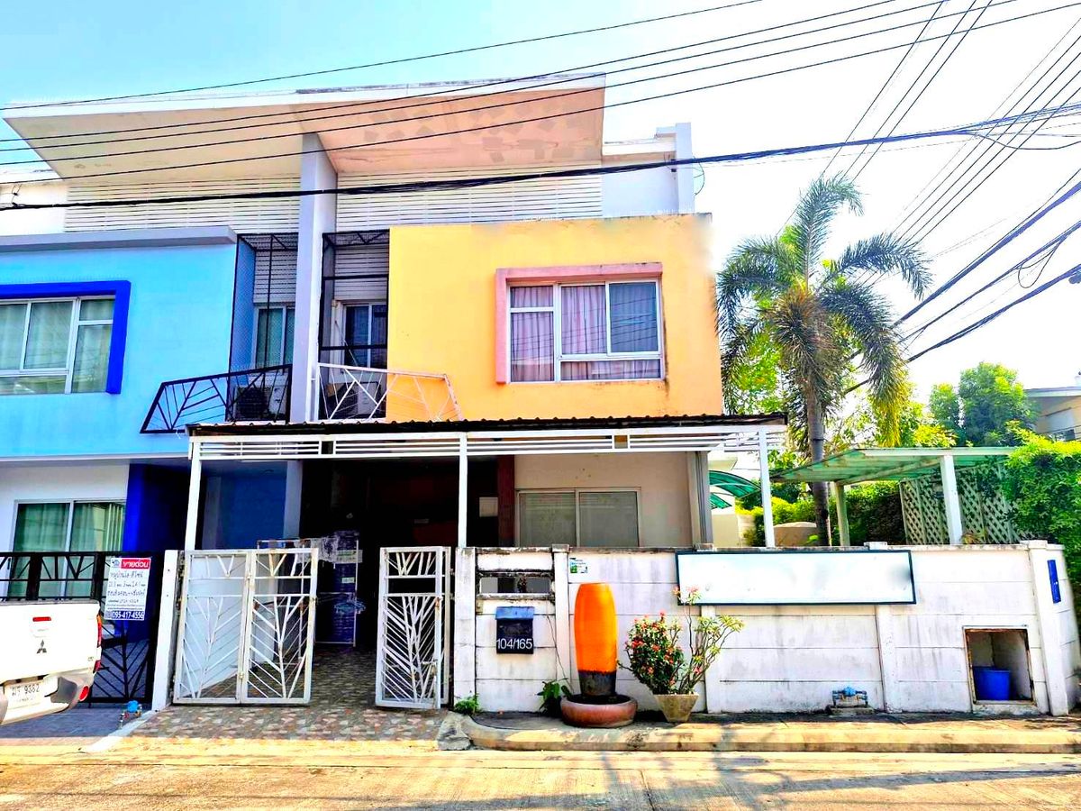 For SaleTownhomeNawamin, Ramindra : Sell ​​Town Home I-Design after the angle, extended, wide area, cheap price