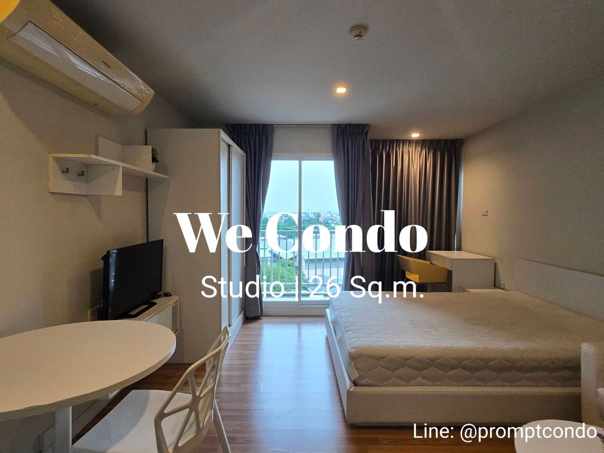 For RentCondoYothinpattana,CDC : For rent✨️We Condo Ekkamai-Ram Inthra, beautiful room, big price, good price 📱Line ID: @Promptcondo
