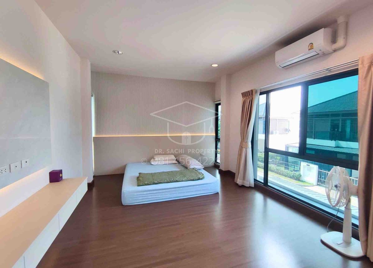 For SaleHouseChiang Rai : House for sale, Nirat Chiang Rai, beautifully decorated in Modern Lanna style