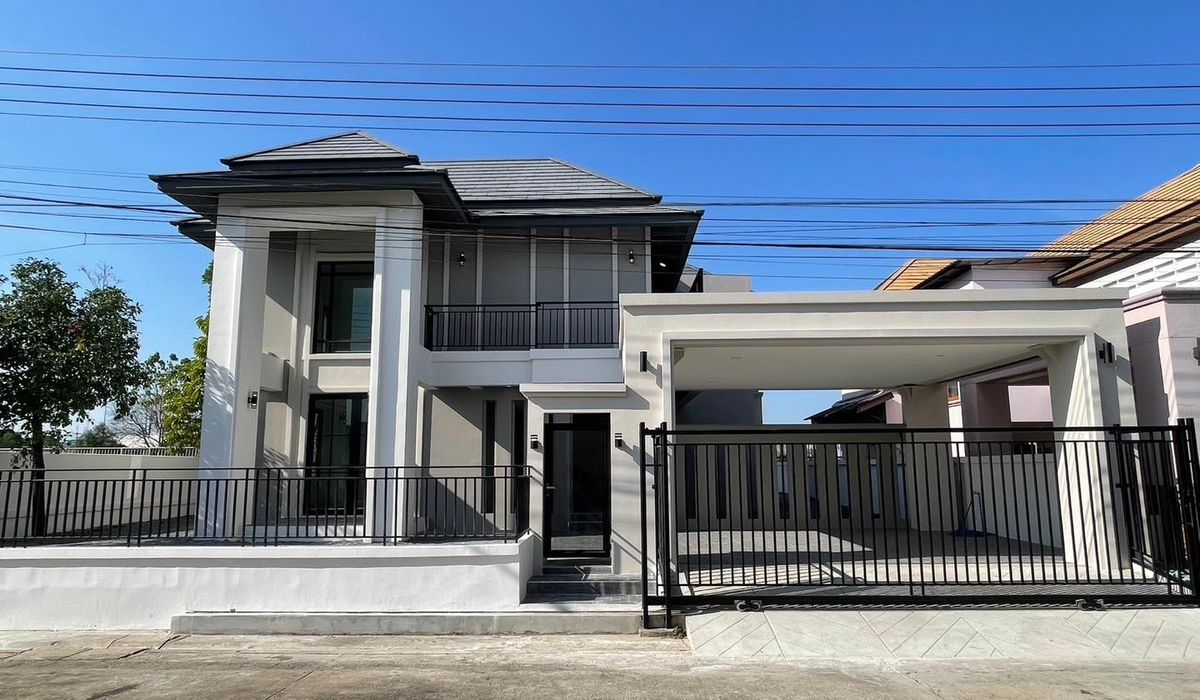 For SaleHousePhutthamonthon, Salaya : House for sale Phutthachart Private Home, Phutthamonthon Sai 4, Salaya Renovate, ready