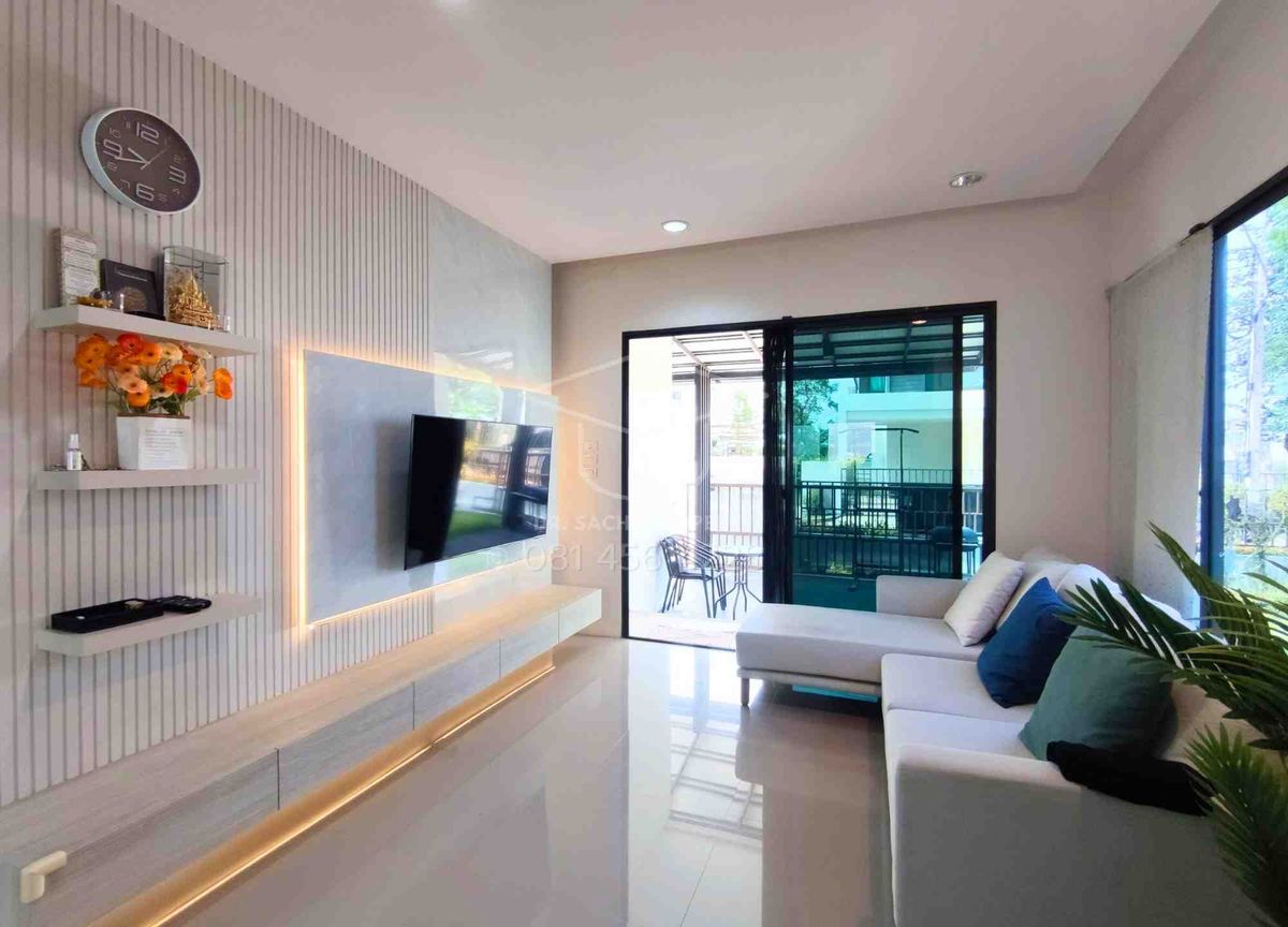 For SaleHouseChiang Rai : House for sale, Nirat Chiang Rai, beautifully decorated in Modern Lanna style