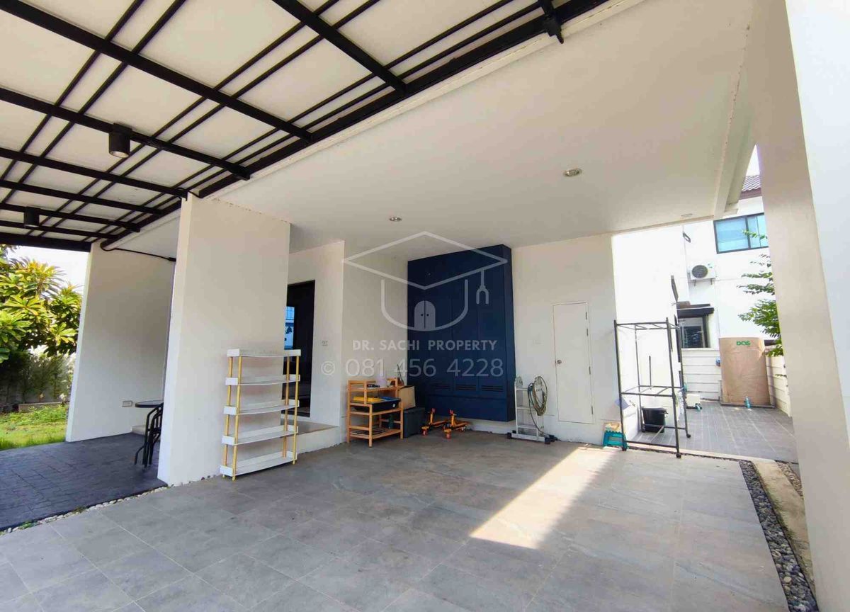 For SaleHouseChiang Rai : House for sale, Nirat Chiang Rai, beautifully decorated in Modern Lanna style