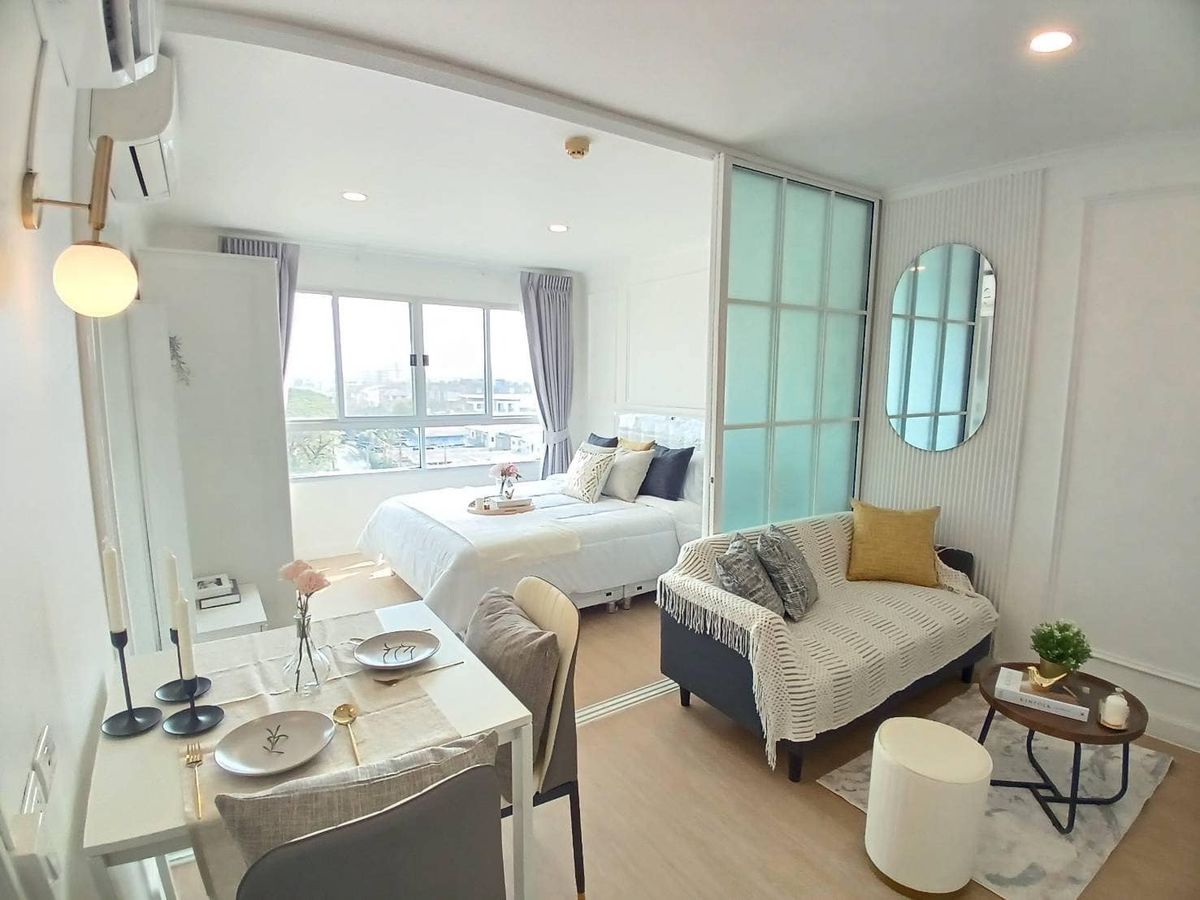 For SaleCondoRamkhamhaeng, Hua Mak : Lumphini Ville Ramkhamhaeng 26, near The Mall Bangkapi, interested in negotiating @condobkk (with @) Code H32928