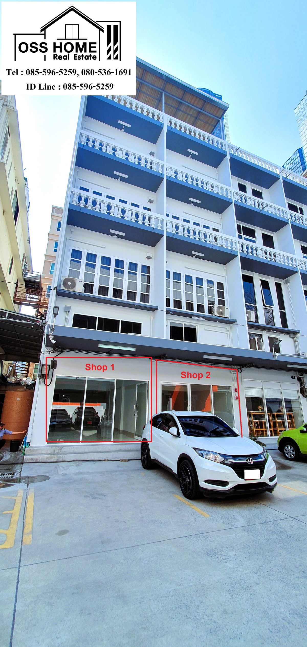 For RentShop HouseRama9, Petchburi, RCA : KP127 for rent on the 1st floor area, suitable for opening as an office, an online store in front of the stock, not many products.  In the project on the Rama 9 area, near the MCOT Intersection, ready to park the shop in front of the shop.