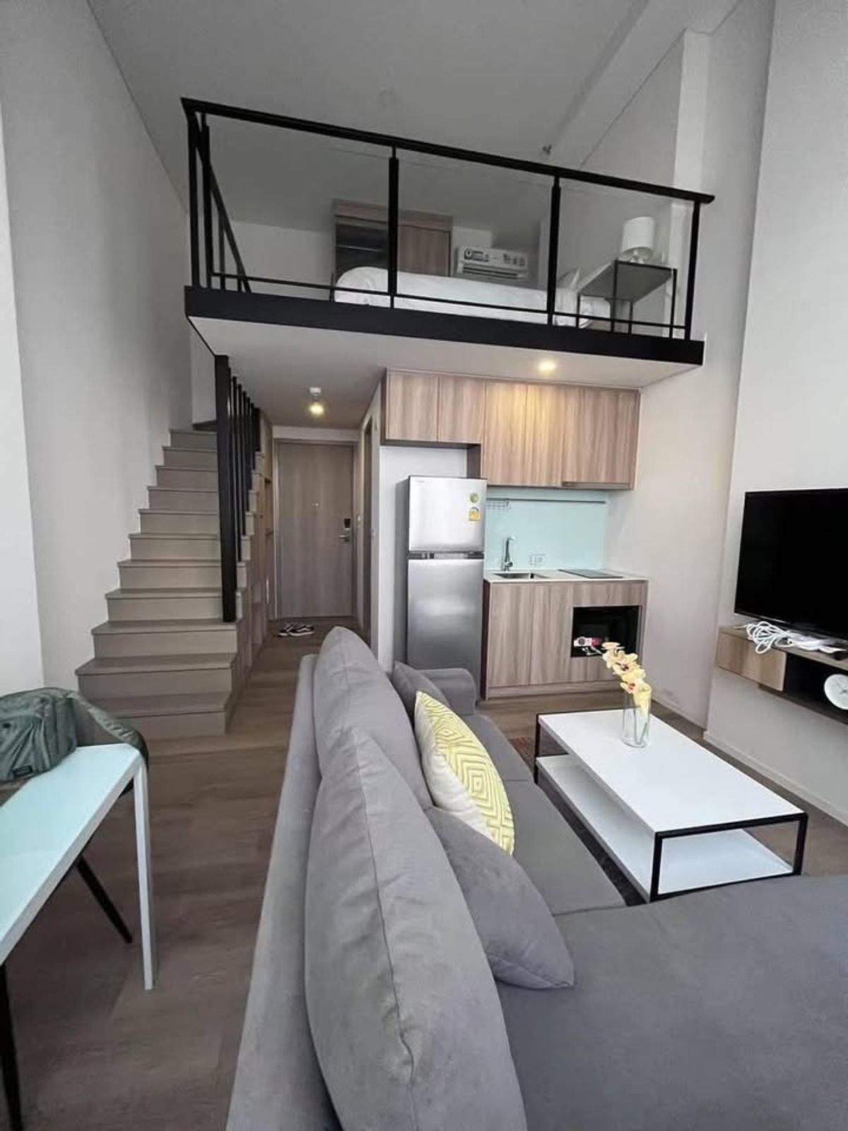 For SaleCondoOnnut, Udomsuk : Condo for sale in Cymis Sukhumvit 87 BTS Onnut (500 m/7 minutes-Walking) Interested in negotiating @condobkk (with @) Code H32914
